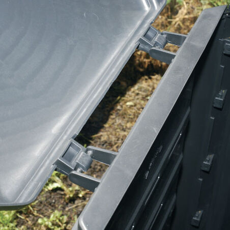 Composter 340 Liter with hinge cover and 12 cable ties