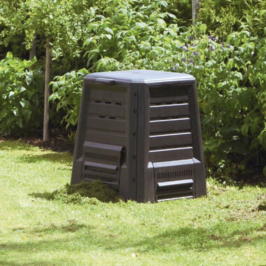 Composter 340 Liter with hinge cover and 12 cable ties