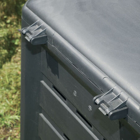 Composter 340 Liter with hinge cover and 12 cable ties