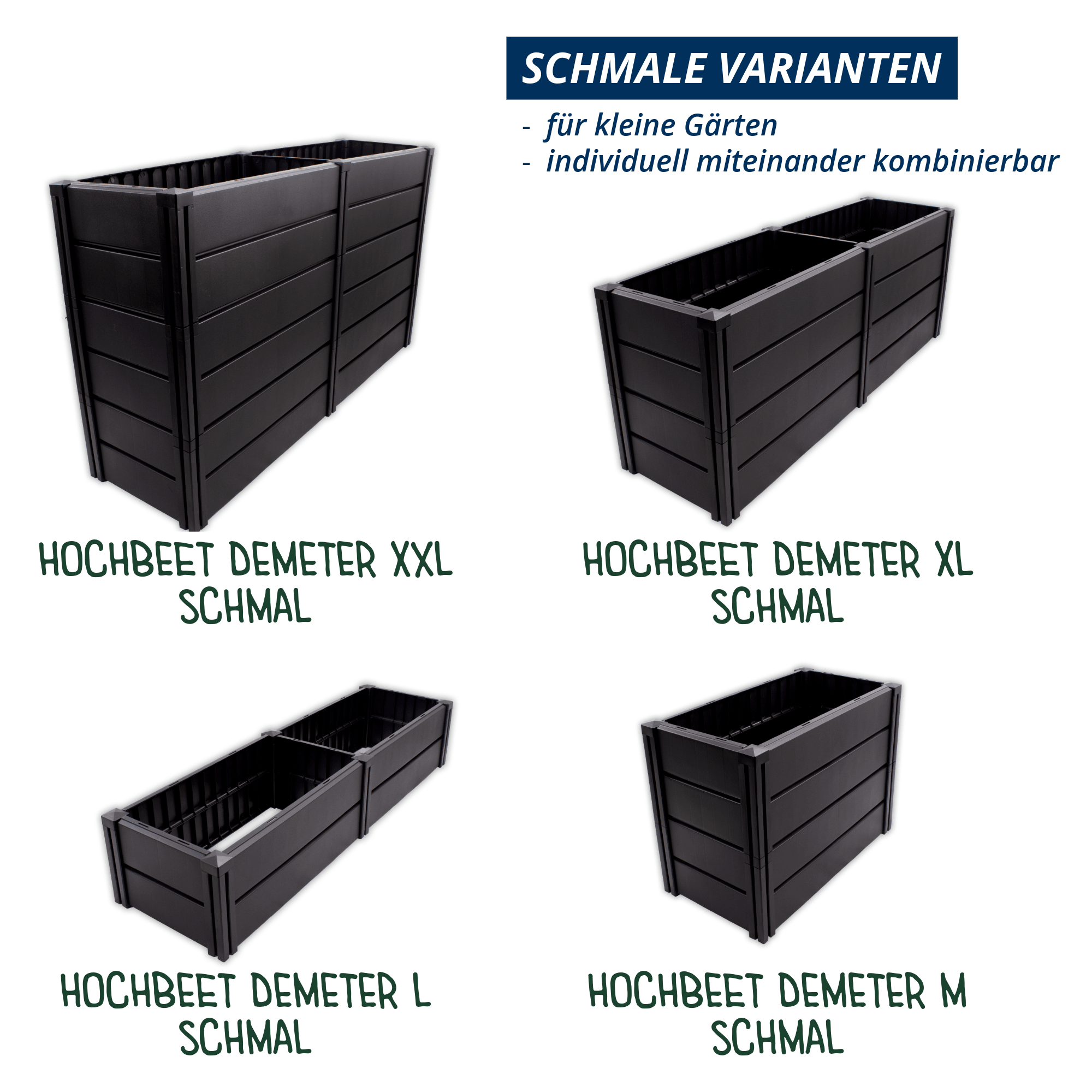 Hochbeet Demeter schmal