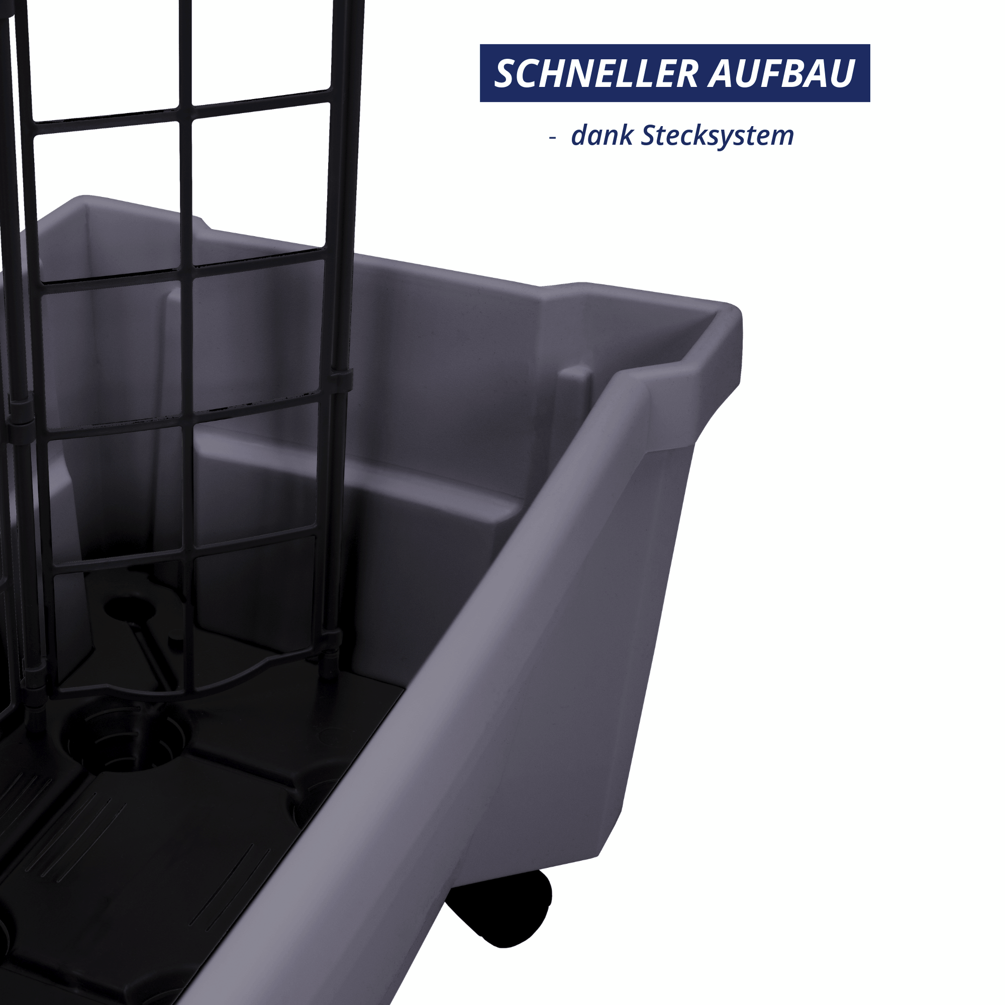 Pflanzkasten Calypso mit modularem Spalier Pflanzkasten Calypso mit modularem Spalier