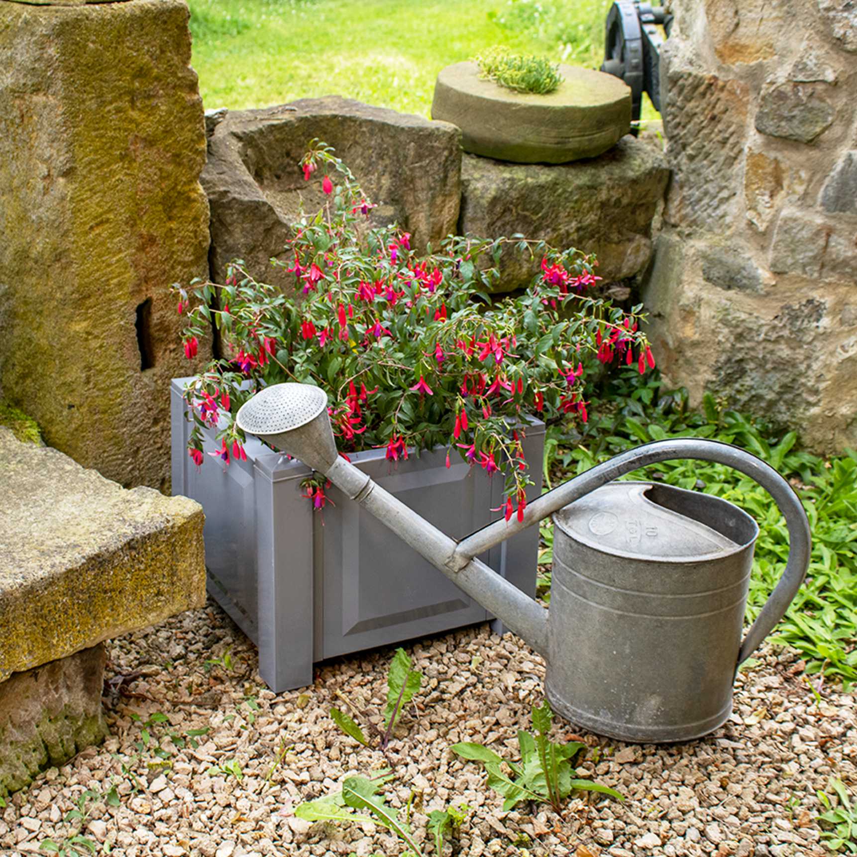 Square planter box