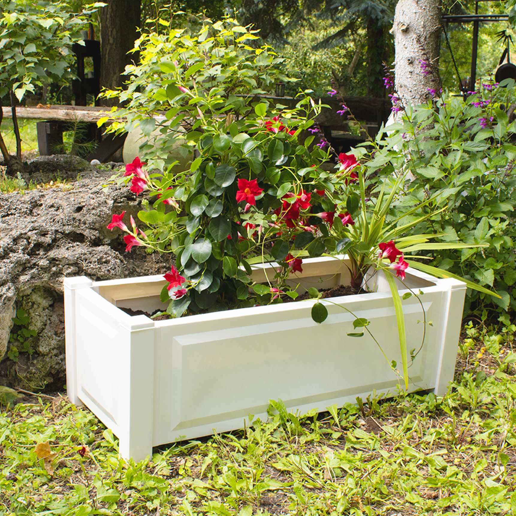 Rectangular planter box