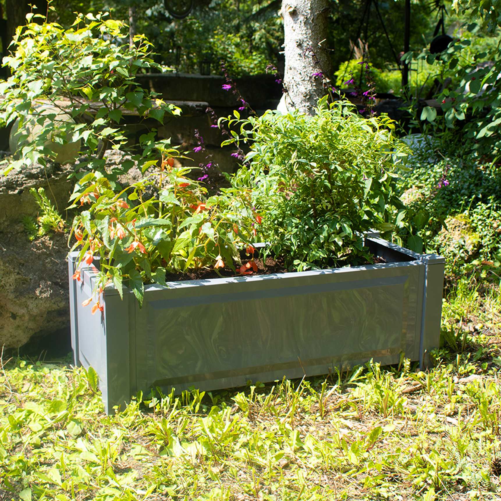 Rectangular planter box