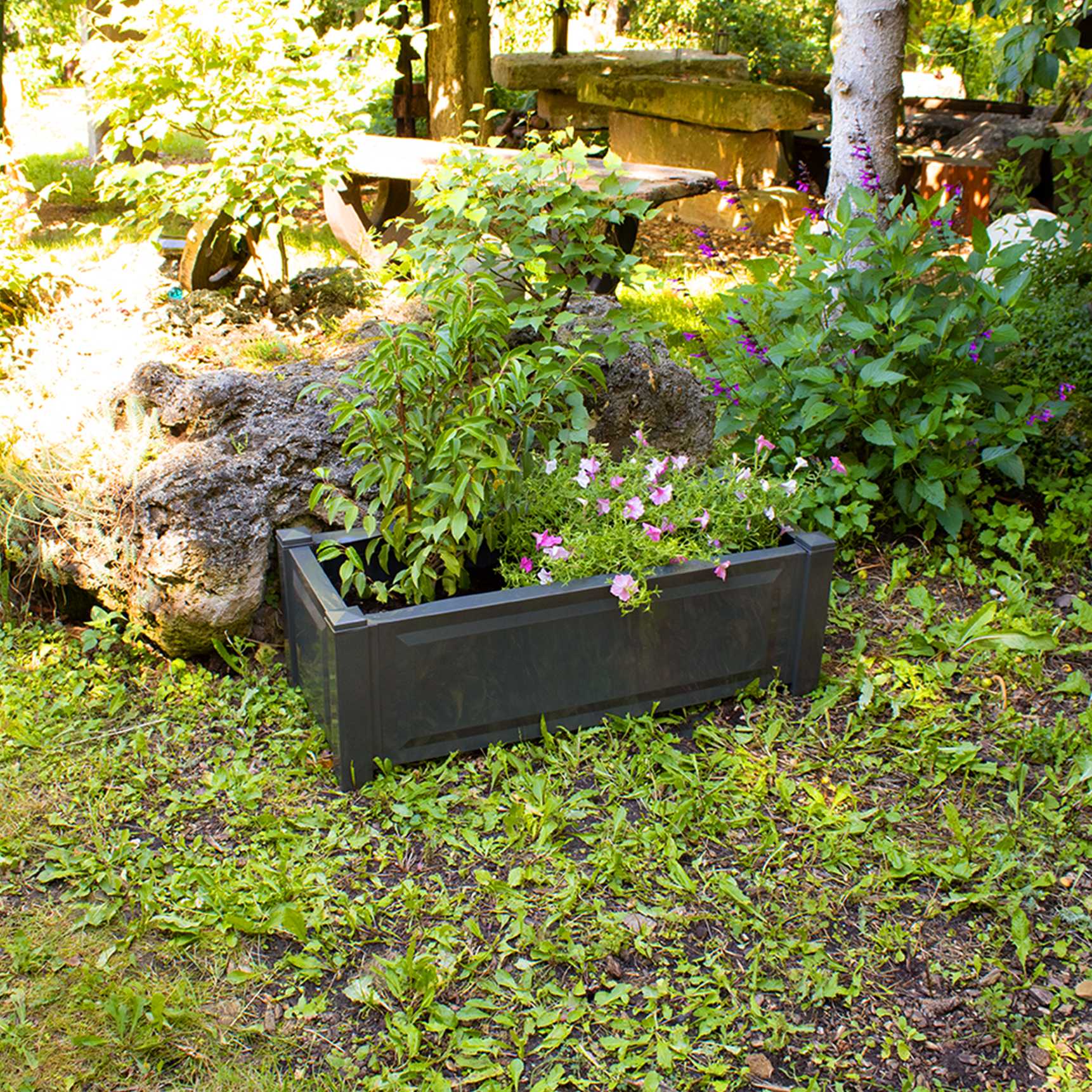 Rectangular planter box