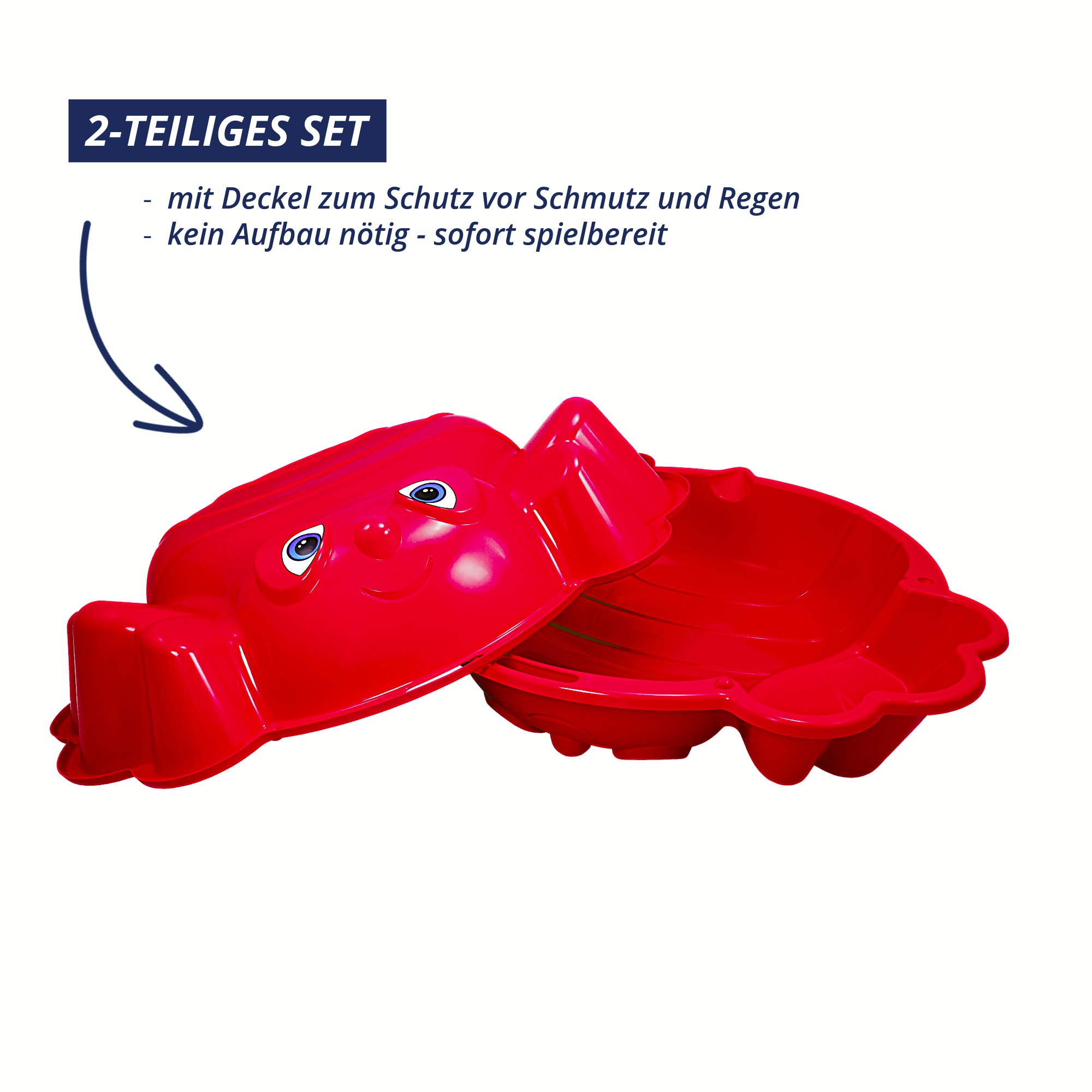 Sand- und Wassermuschel Beach Bee