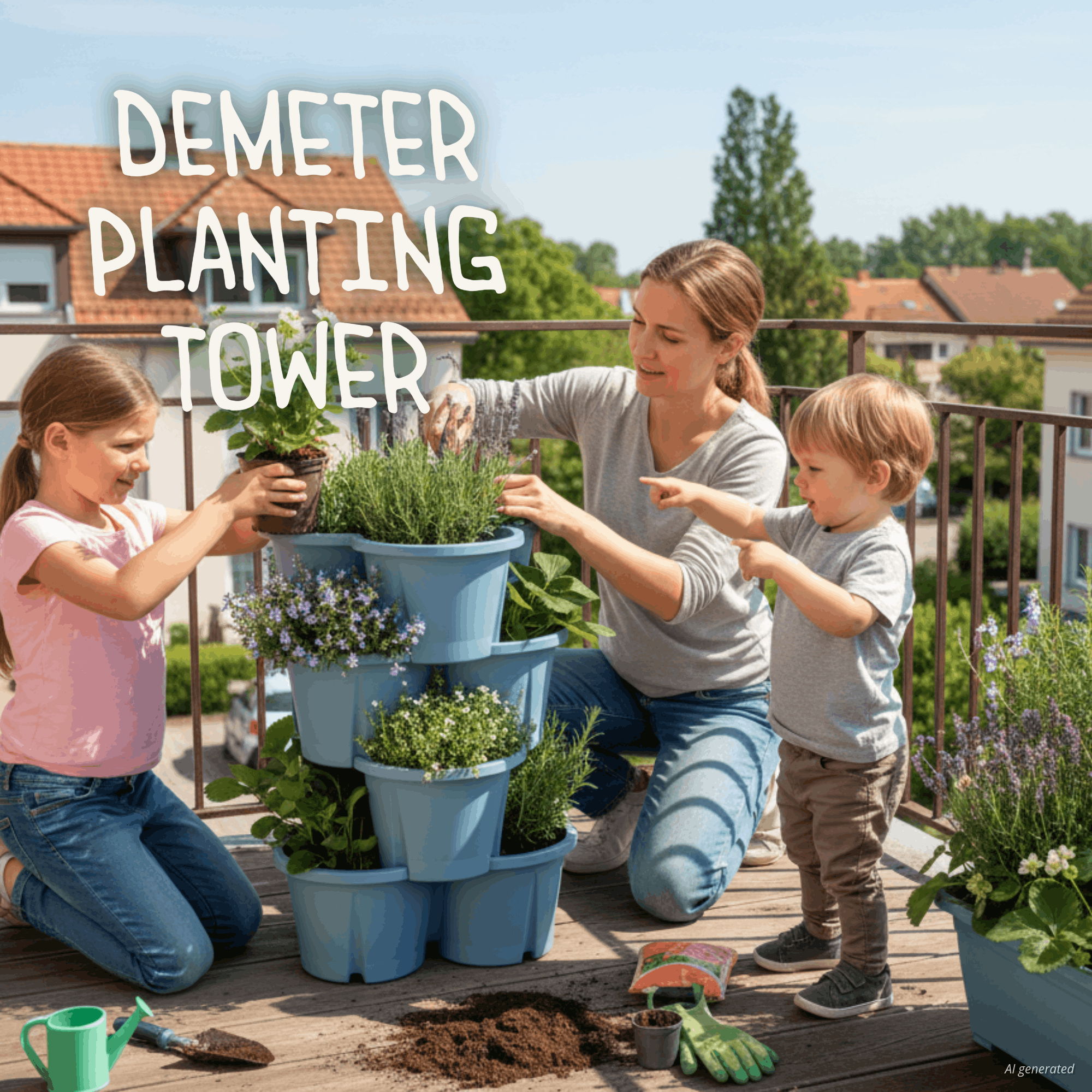 Demeter planting tower