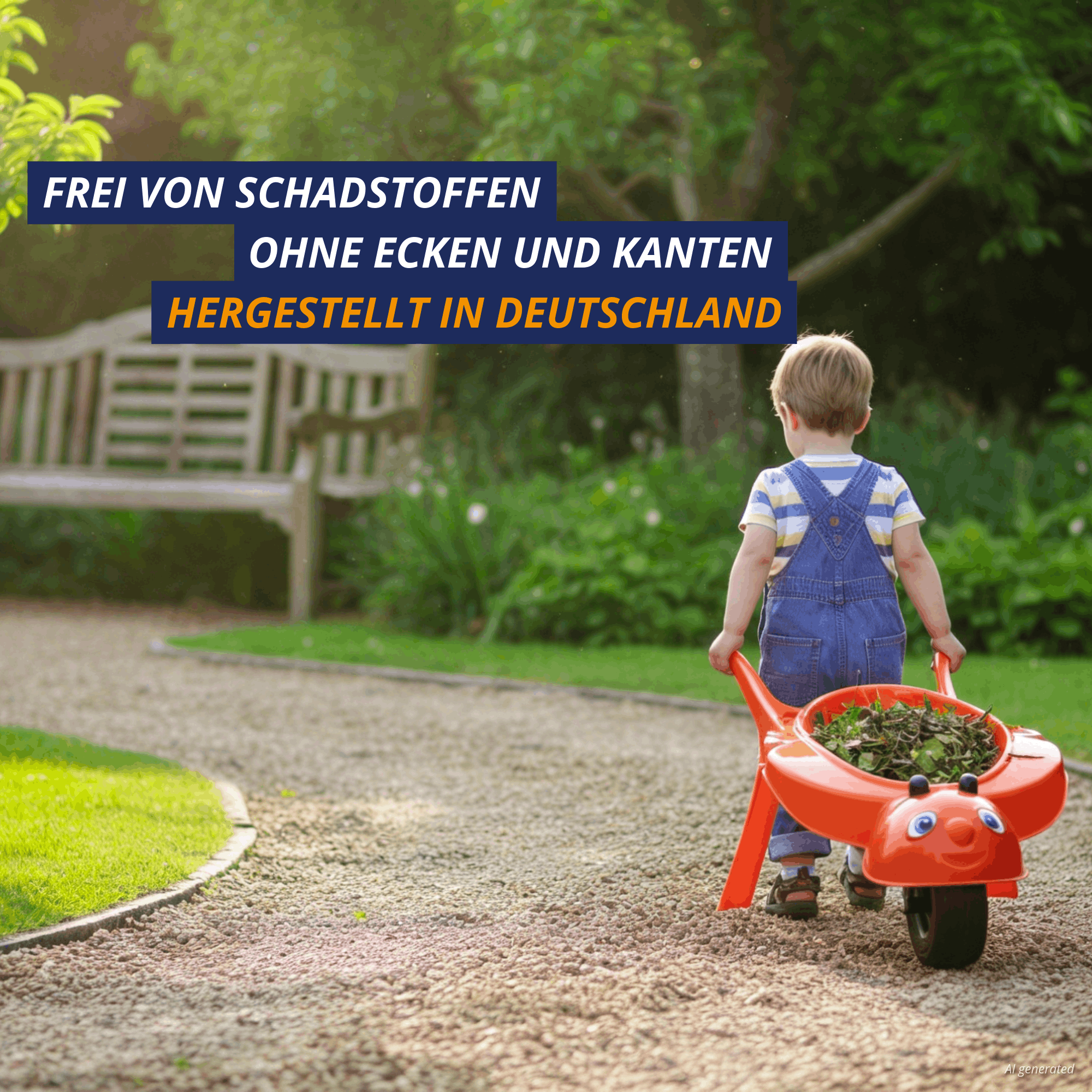 Kinderschubkarre Rolling Bee