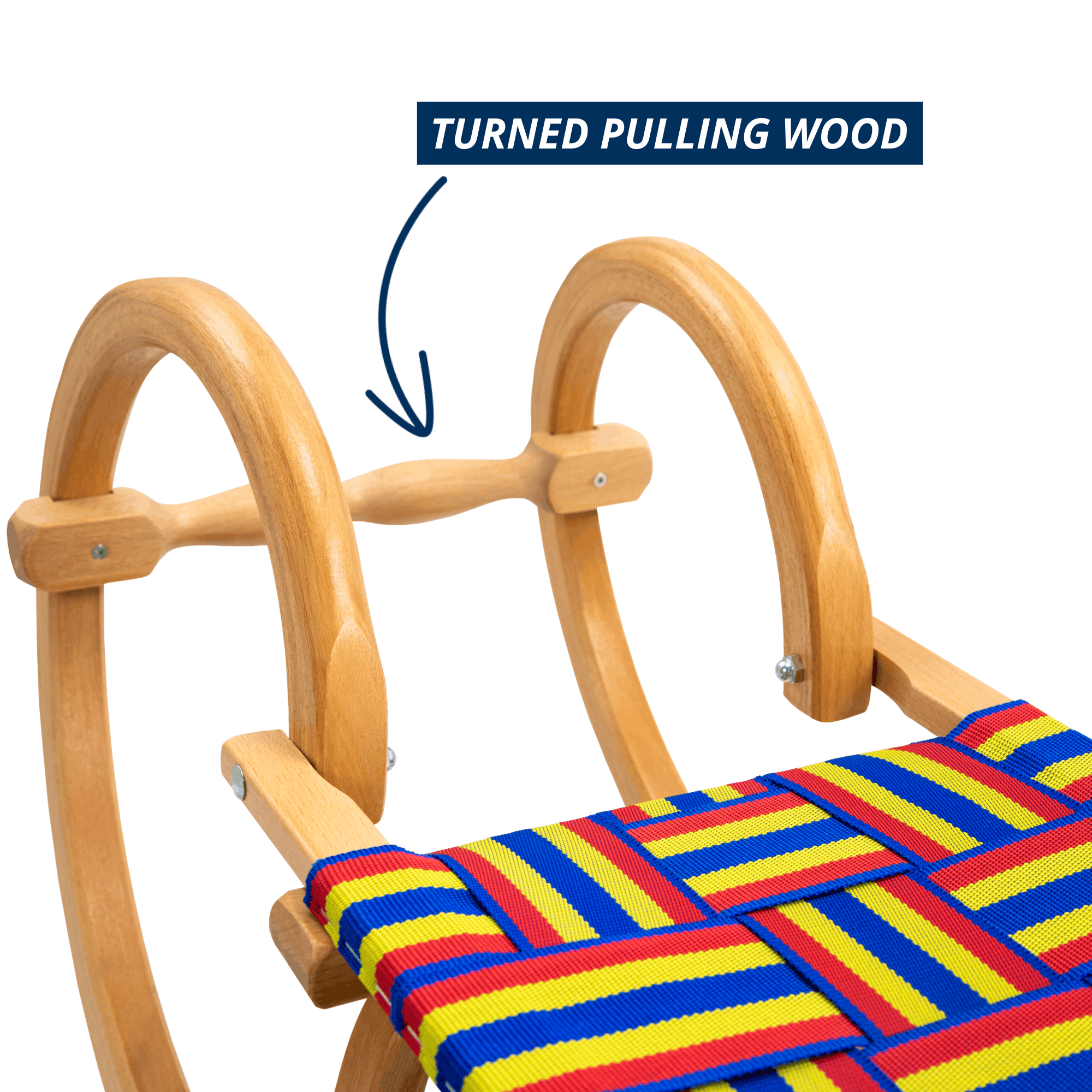 mountain sled with belt seat