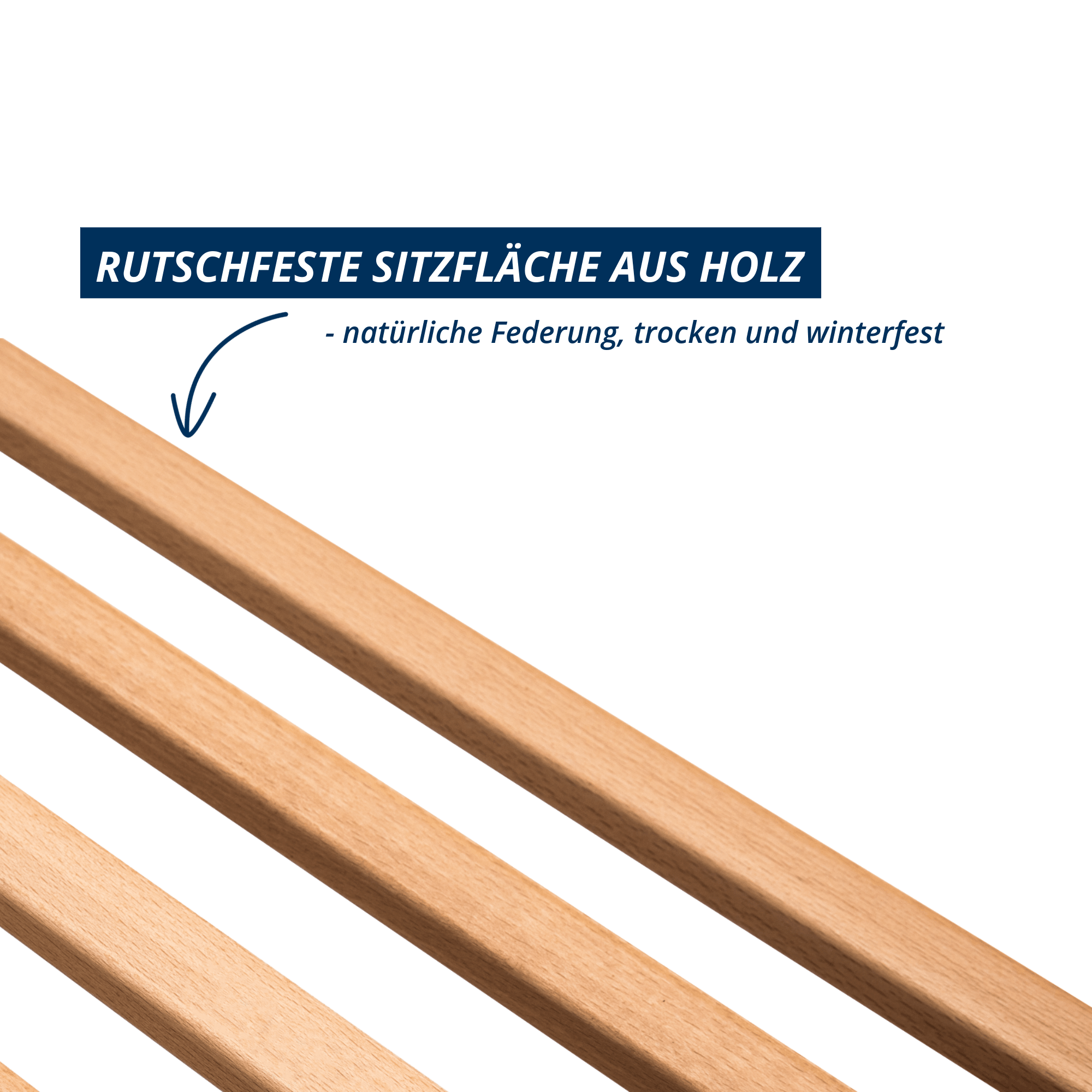 Gebirsgrodel mit Lattensitz