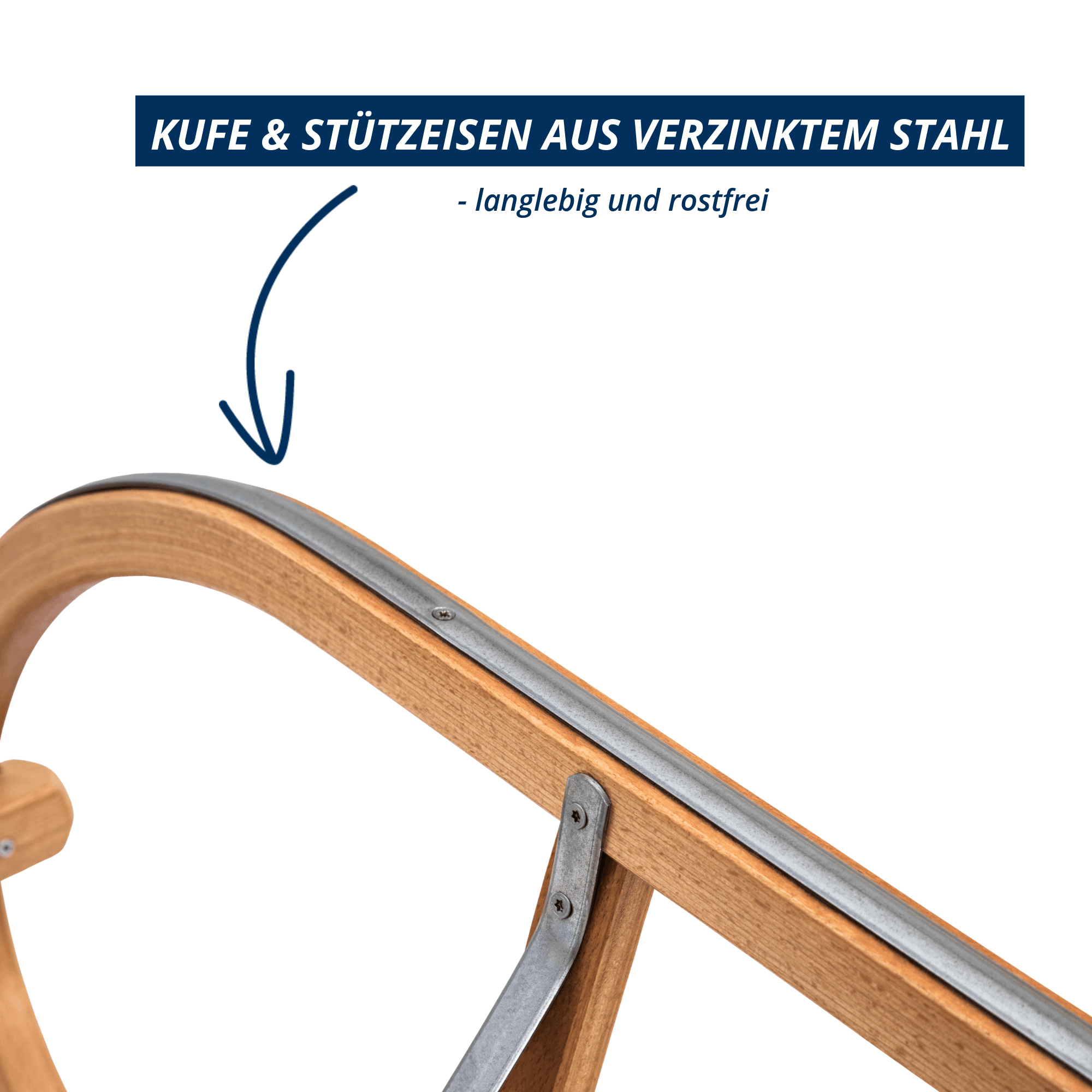 Gebirsgrodel mit Lattensitz