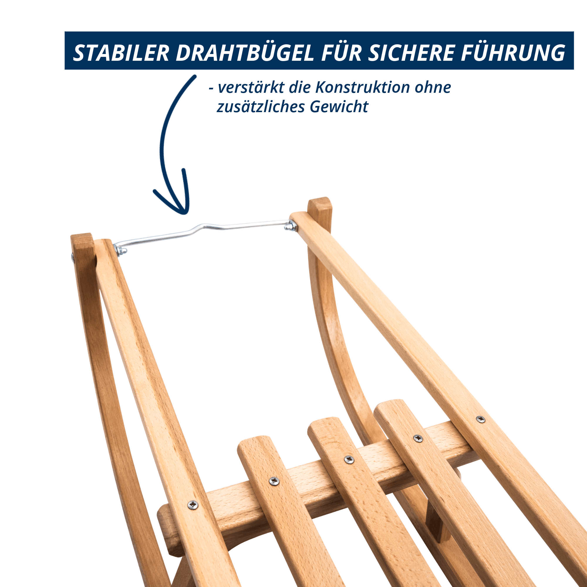 Holzschlitten Davoser Art