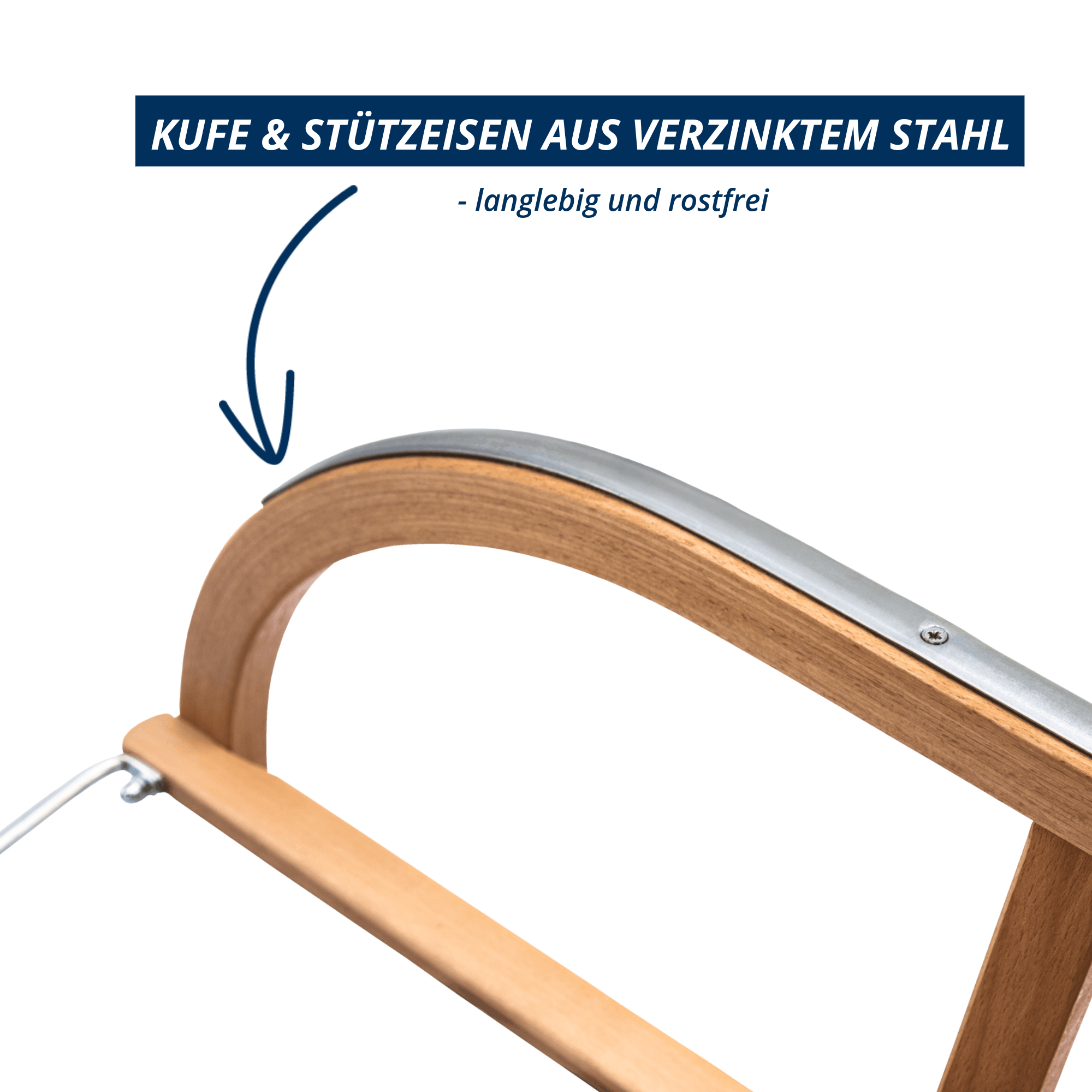 Holzschlitten Davoser Art