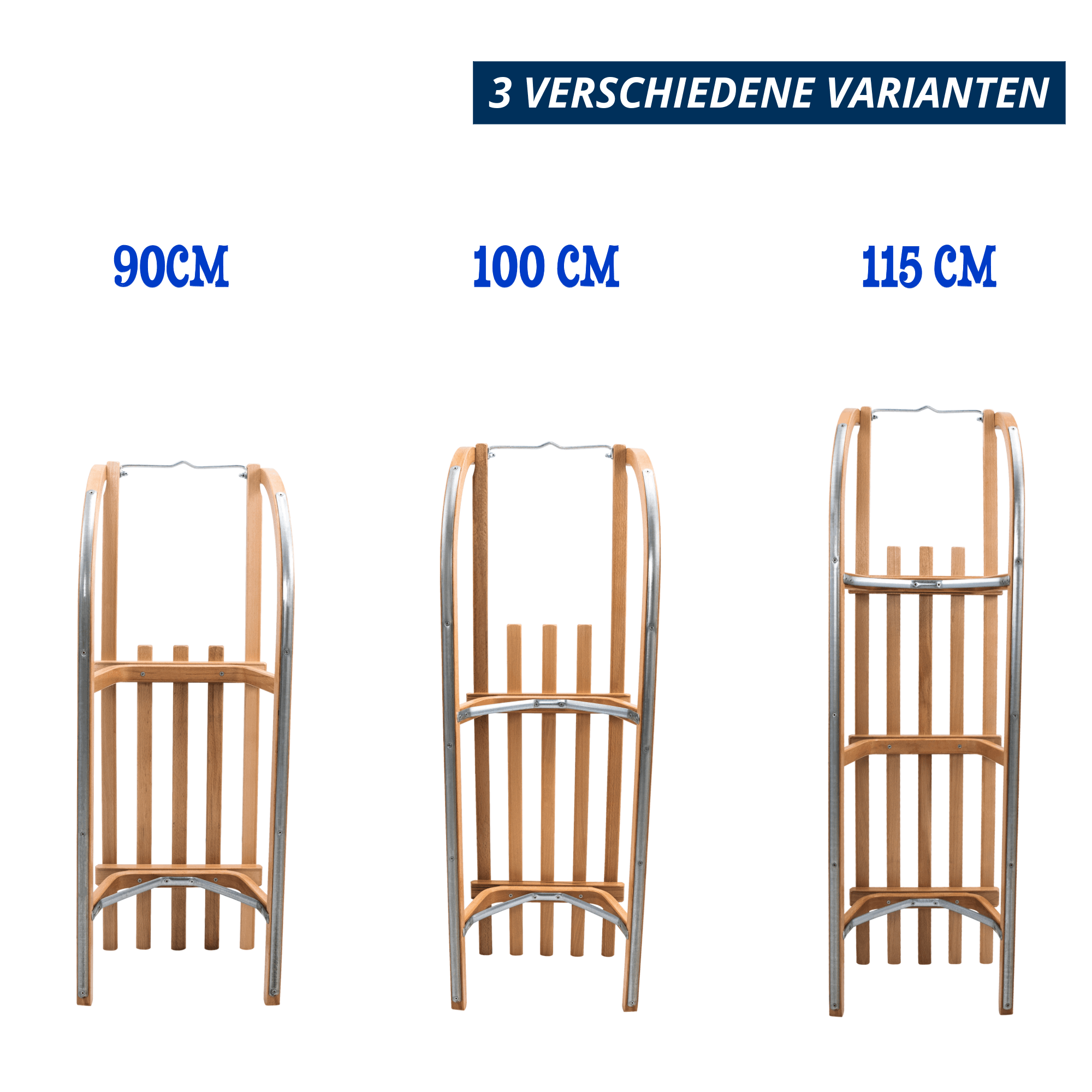 Holzschlitten Davoser Art