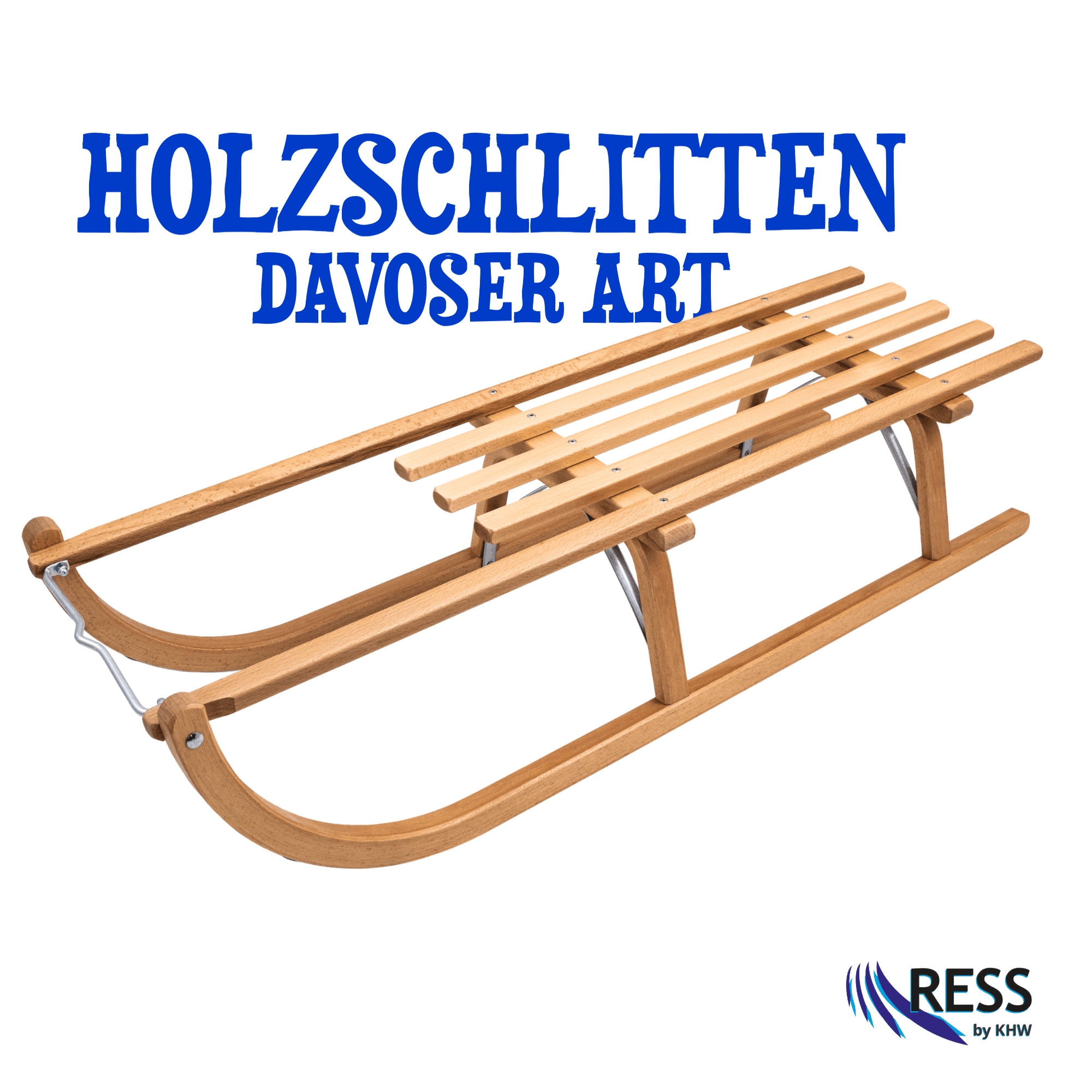 Holzschlitten Davoser Art